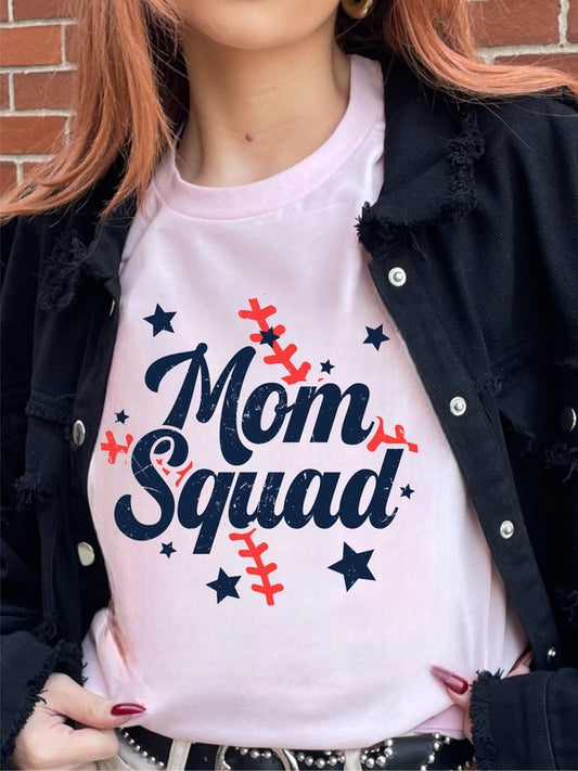 Mom Squad Baseball Tee
