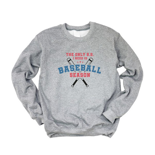 Baseball Season Bats Graphic Sweatshirt