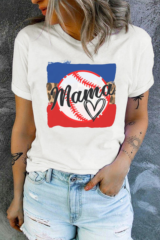 baseball mom mama shirt